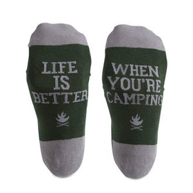 Unisex “Life is Better When You’re Camping” Camping People Socks