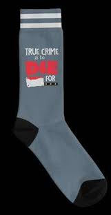 True Crime is to DIE for - One Size - Funatic - Jilly's Socks 'n Such