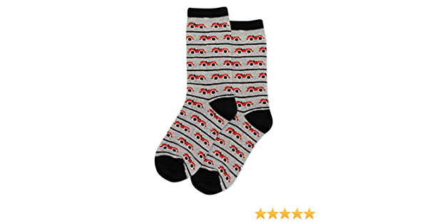 Kids Hot Sox Red Car Socks - Jilly's Socks 'n Such