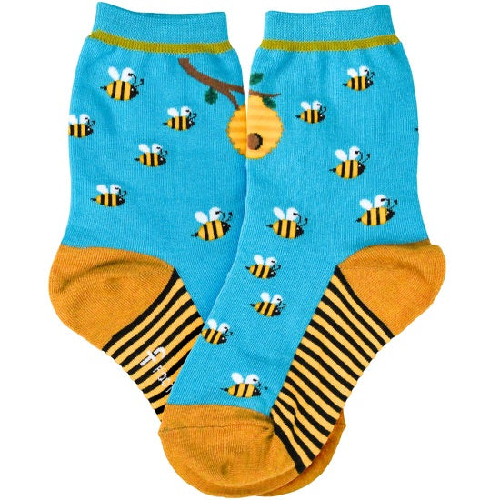 Kid’s Bee Honey Socks - Jilly's Socks 'n Such