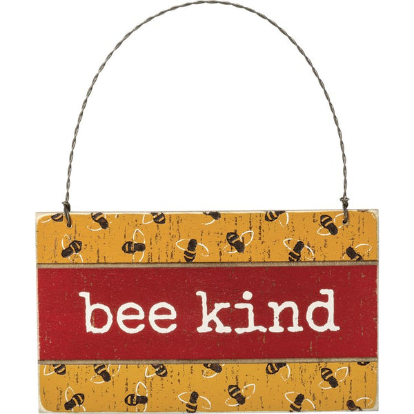 Bee Kind Ornament - Jilly's Socks 'n Such