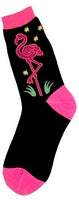 Women’s Neon Pink Flamingo Socks