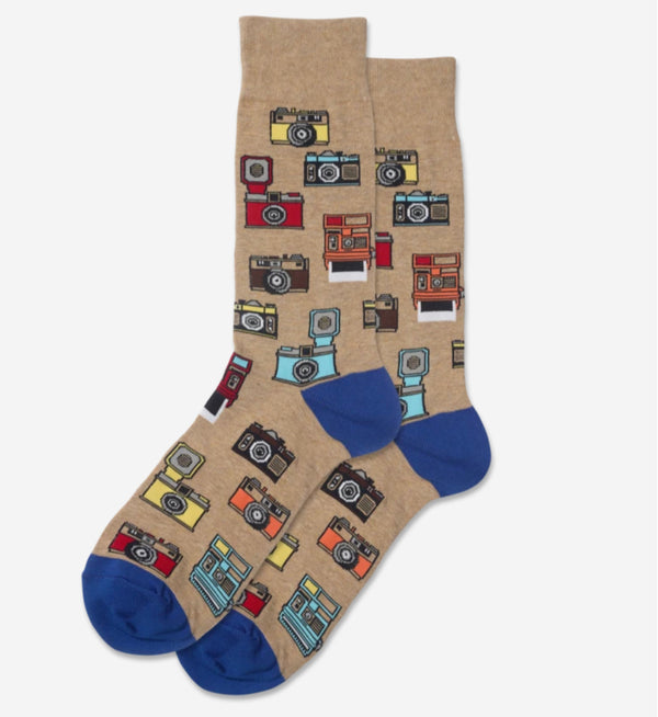 Men’s Vintage Camera Socks - Jilly's Socks 'n Such