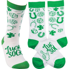 Lucky Horseshoe Socks - One Size