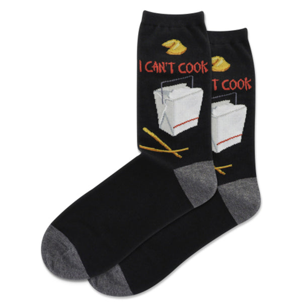 Women’s “I Can’t Cook” Socks - Jilly's Socks 'n Such