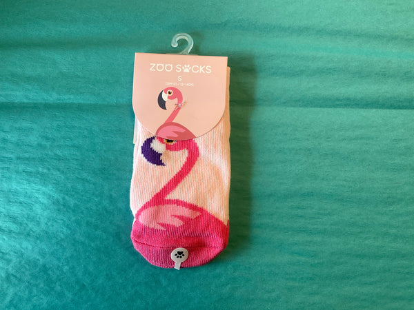 “Zoo Socks” for Toddlers - Flamingo - Jilly's Socks 'n Such
