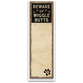 “Beware of Wigglebutts” Notepad