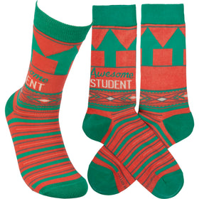 “Awesome Student” Sock - One Size