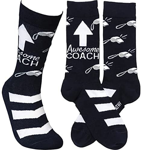 Awesome Coach Socks- One Size - Jilly's Socks 'n Such