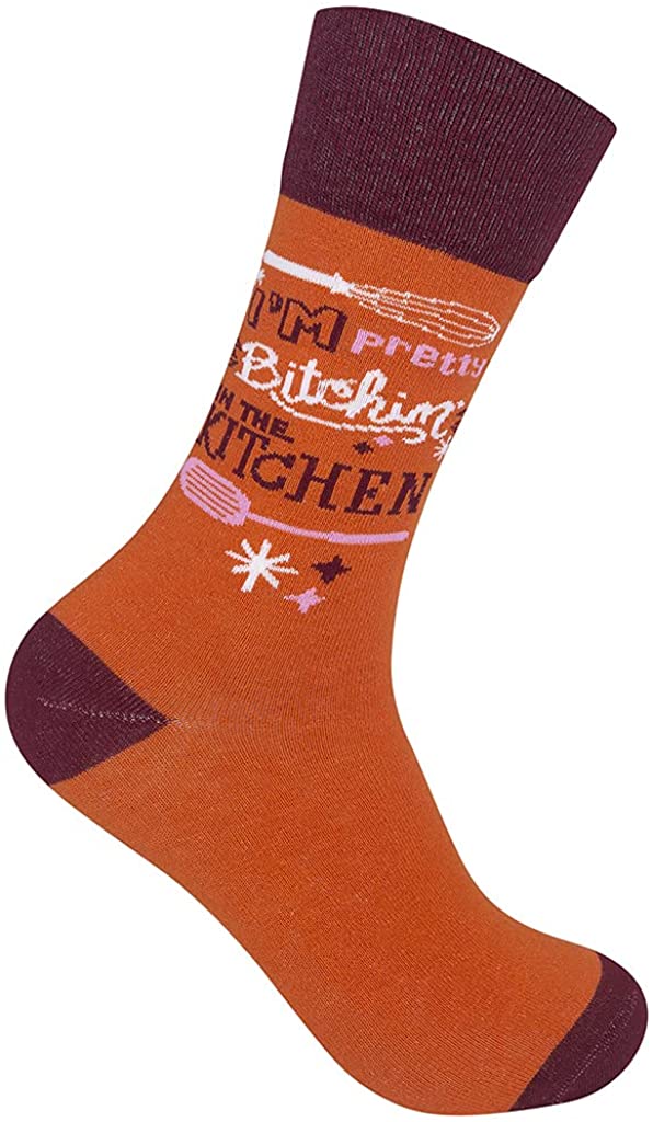 “I’m Pretty Bitchin in the Kitchen” - One Size - Jilly's Socks 'n Such