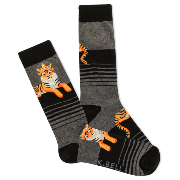 Mens Tiger King Socks - Jilly's Socks 'n Such
