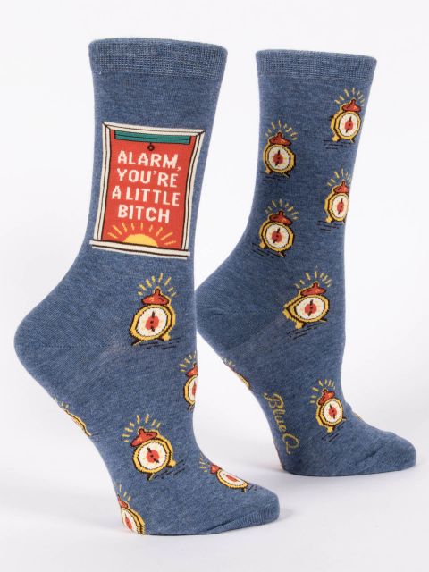 Women’s Alarm, You’re a little B*tch Socks - Jilly's Socks 'n Such
