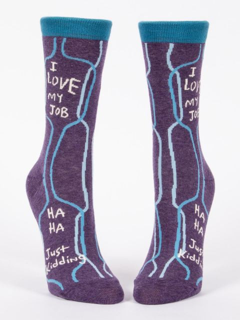 Women’s “I Love My Job” Socks - Jilly's Socks 'n Such