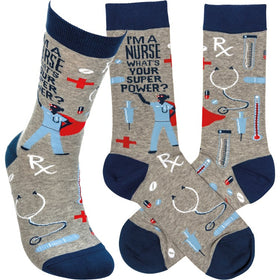 “I’m a Nurse” Socks - One Size