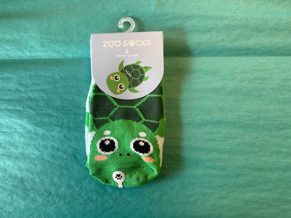 “Zoo Socks” for Toddlers - Turtle - Jilly's Socks 'n Such