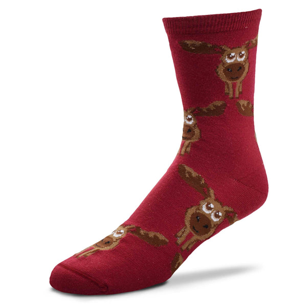 Moose Jumbo Eyes Socks - One Size - Jilly's Socks 'n Such
