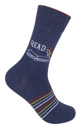 “Read ” Rainbow Books Socks - One Size