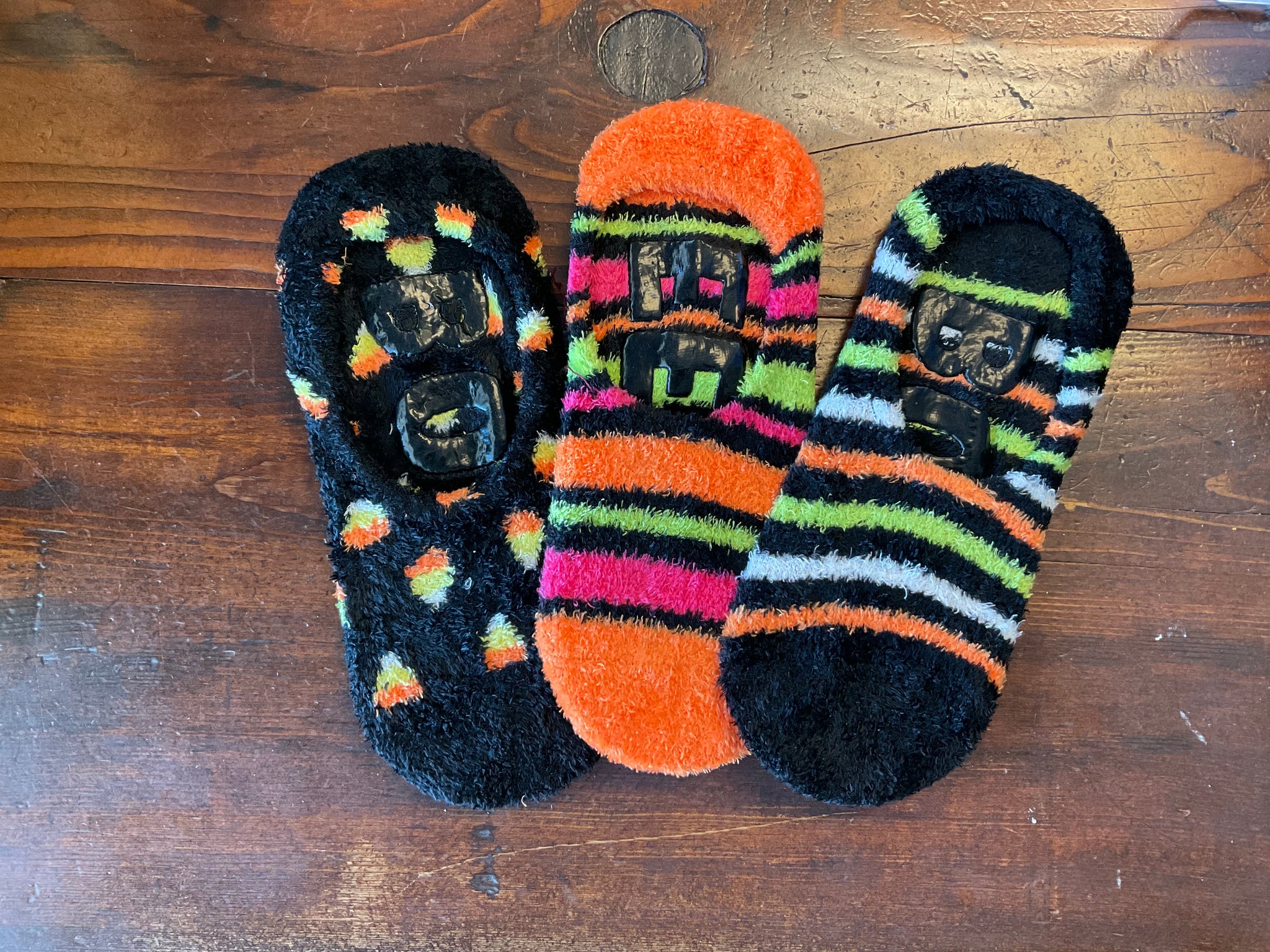 ANEKA Fair Isle Wool Jersey Lined Slipper Socks – AURA QUE