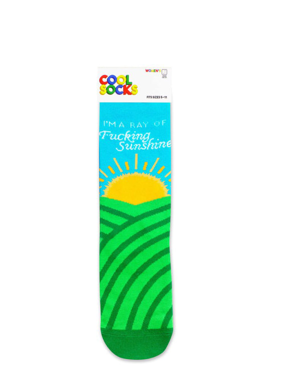 Women’s “Ray of Sunshine” Socks - Jilly's Socks 'n Such