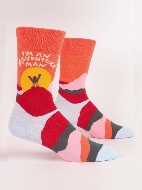 Men’s “I am an Adventure Man” Sock - Jilly's Socks 'n Such