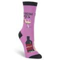 Women’s “ I go Both Ways” Wine Socks SALE - Jilly's Socks 'n Such