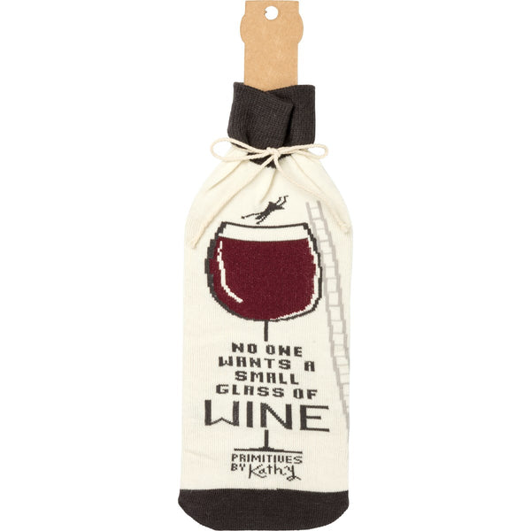 Wine Bottle Sleeve - Size Matters - Jilly's Socks 'n Such