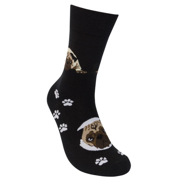 Pug Breed Socks - One Size - Jilly's Socks 'n Such