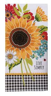 “Live Simply” Kitchen Towel