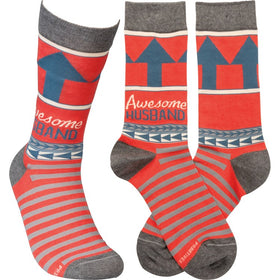 “Awesome Husband” Socks - One Size