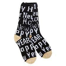 Women's World's Softest Socks - Happy New Year - Jilly's Socks 'n Such
