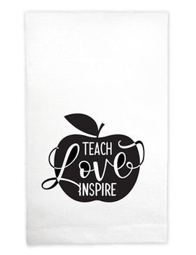 “Teach, Love, Inspire” Kitchen Towel