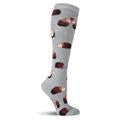 Women’s Knee High Hedgehog Grey Socks