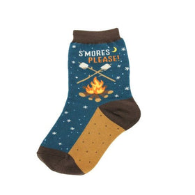 Kid’s S’Mores Socks Campfire - Various Sizes