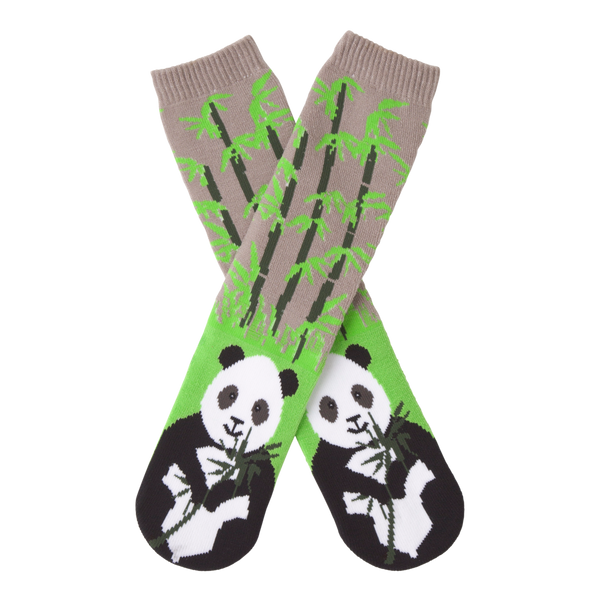 Women’s Slipper Socks - Panda Bamboo - Jilly's Socks 'n Such