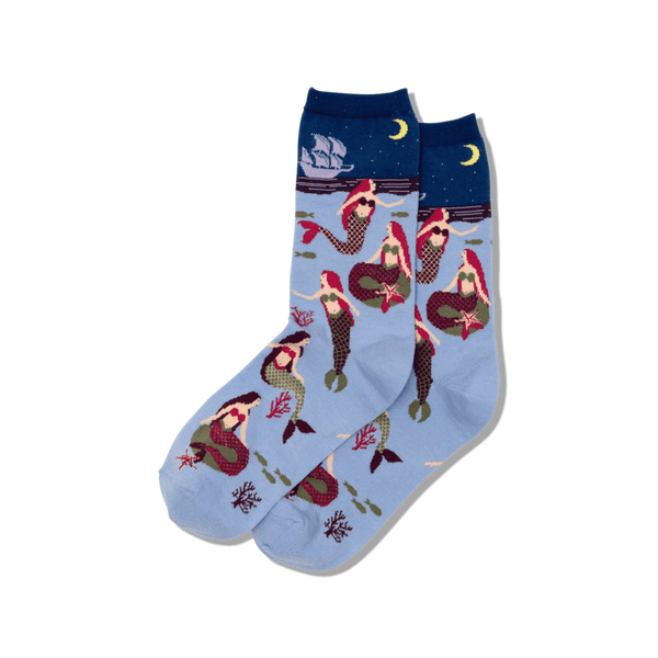 Women’s Hot Sox Mermaids Socks - Jilly's Socks 'n Such