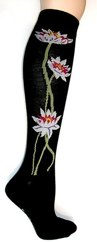 Knee High Lotus Sock - Jilly's Socks 'n Such