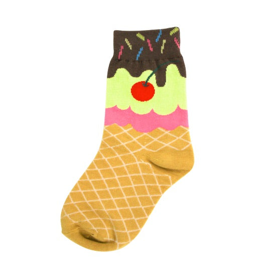 Kids- Ice cream Crazy Socks - Jilly's Socks 'n Such