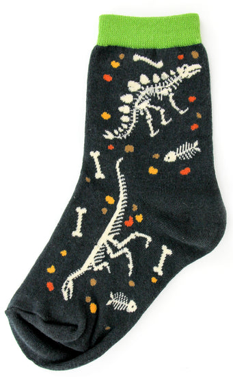 Kids-Fossils Socks - Jilly's Socks 'n Such
