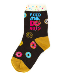 Kid’s Feed Me Donuts Socks - Jilly's Socks 'n Such