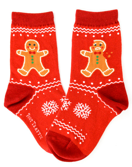 Kids Gingerbread Man Socks - Jilly's Socks 'n Such