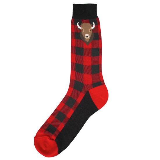 Men’s-Buffalo Plaid Socks - Jilly's Socks 'n Such