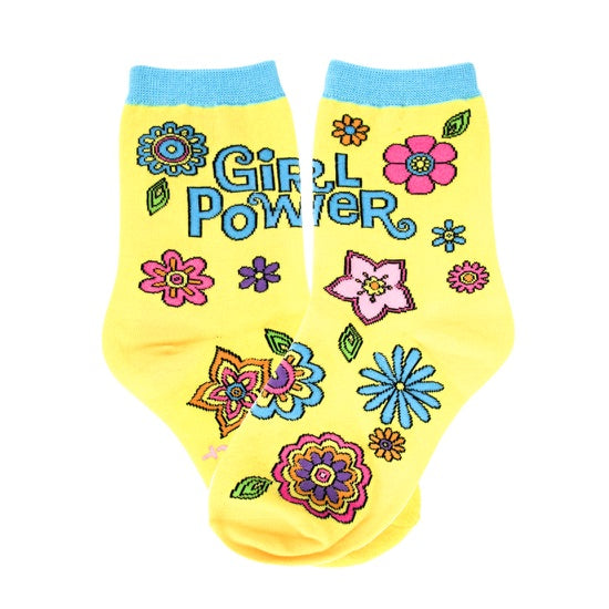 Kids-Girl Power Socks - Jilly's Socks 'n Such