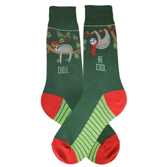Men’s Chill Sloth Socks - Jilly's Socks 'n Such