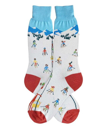 Men’s “Skiing” Socks - Jilly's Socks 'n Such