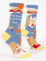 Women’s “She Had Traveled Far” Socks - Jilly's Socks 'n Such