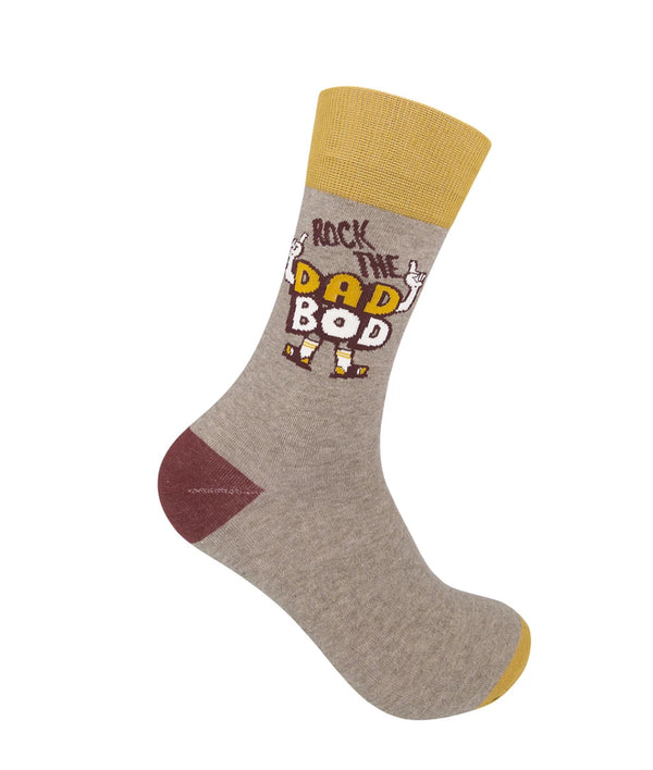 “Rock the Dad Bod” Socks - One Size - Jilly's Socks 'n Such