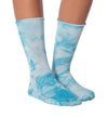 Women’s Tie Dye Rollup Socks - Blue or Pink - Jilly's Socks 'n Such