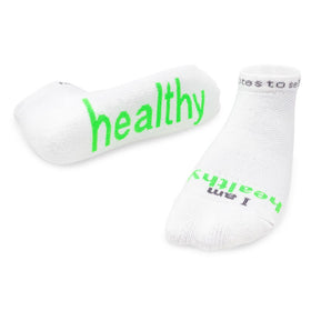 Notes to Self Socks “I am Healthy”- Multiple Sizes