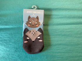 “Zoo Socks” for Toddlers - Wolf