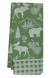 Green Wilderness Kitchen Towel - Jilly's Socks 'n Such